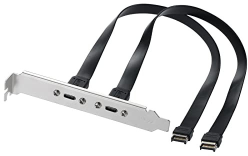 MZHOU USB 3.1 Typ-C auf Typ-E Key-A Verlängerungskabel, 2x USB-C-Ports, SuperSpeed 10 Gbit/s, Plug and Play, Windows 7/8/10/11, macOS, Linux