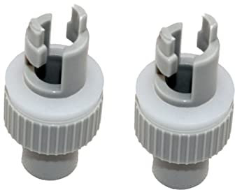 BESPORTBLE Pumpenadapter Kajak Ventiladapter 2 Stück Weiß Schlauchbootventiladapter für Aufblasbare Poolpumpe Luftpumpenschlauchadapter Aufblasbarer Adapter für Boote Kajaks Sup Zubehör