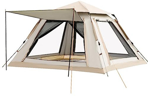 doorslay Camping Zelt, Instant Pop up Zelt für 3-4 Person/5-8 Person, Wasserdicht Zelte, Wurfzelte für Camping Hiking Mountaineering