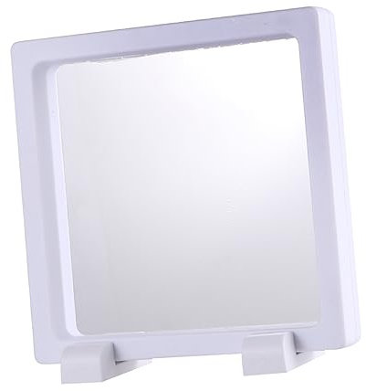 ABOOFAN Transparente Schmuck Displayrahmen Satz Schwebender Halter Für Halsketten Ringe Und Armbänder 4 Boxen 8 Sockel Pe Schmucketui Schmuckorganizer Klar Für