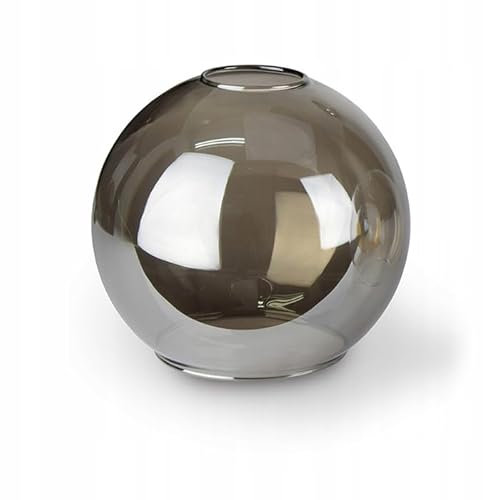 Ersatzglas Kugel Glas - Rund Lampenschirm Chrome Ø 15 cm Ersatzschirm für E27 Fassung Öffnung 42mm (N899)