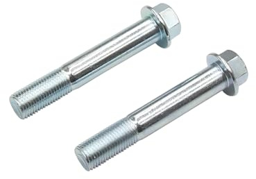 M12 Hex Head Flange Bolt 25 30 40 45 50 60 70 80 90 x 1.25 Pitch, Class 8.8 Zinc (M12-1.25 x 70)
