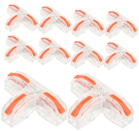 KICHOUSE 10piezas Conectores De Cable t Tipo De Para Empalmes Rápidos Conectores De Cable Para Equipos Eléctricos y Electrodomésticos