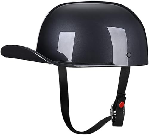 GKCEGHKS Casco Faccia Aperta retrò Mezzo Elmetto Moto retrò Mezzo Casco Scooter Crociera Bicicletta Casco A Scodella Scooter Motorino ECE Omologato Aperto Caschi da Moto retrò Casco Scodella