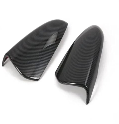 eglci Außenspiegel Abdeckung Kompatibel Mit Hyundai Für Lafesta Für Bayon Für I20 I20N Türspiegelabdeckungen Kappen Rückansichtskappe Seitenrückspiegelschalen Autozubehör(Carbon Look)