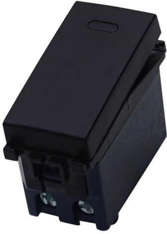 1 MODULO DEVIATORE 16A, NERO, COMPATIBILE CON VIMAR ARKE', MODULI E FRUTTI 100% COMPATIBILI, MATERIALI DI ALTA QUALITA'
