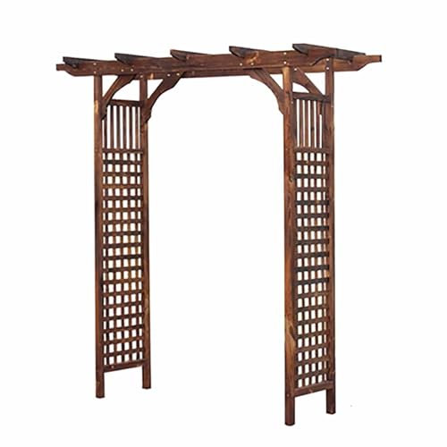 Vzhrvd Arche De Jardin, Arche De Jardin en Bois, Arche De Mariage, Treillis pour Plantes Grimpantes, Décoration Extérieure pour Mariage, Fête De Noël.(140 * 50 * 210cm)