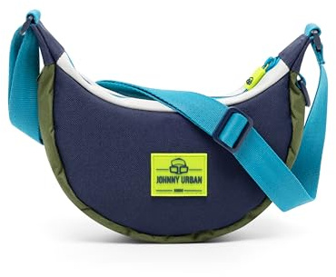 Johnny Urban Junior Kleine Half Moon Bag für Mädchen & Jungen - Mio - Mini Umhängetasche - Kindertasche für Spielplatz, Kindergarten, Ausflüge - Ab 3 Jahren - Wasserabweisend