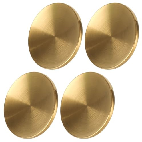 IWOWHERO 4 pièces Lot de Boutons Acier Inoxydable pour Couvercles de Casseroles Poignées Remplaçables Résistantes à Haute Température Accessoires pour Petits Pots