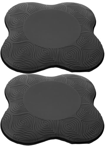 FUNOMOCYA 2 pièces Coussin de Genou Antidérapant Tpe pour Yoga et Fitness Protège-genoux Confortable et Léger Lot de Adapté Aux Exercices et Pilates