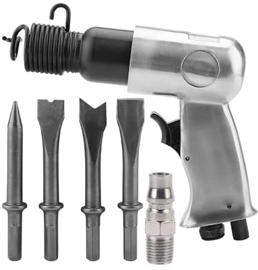 Kit marteau pneumatique, Marteau pneumatique à poignée droite, burin, pelle, outil 150 mm