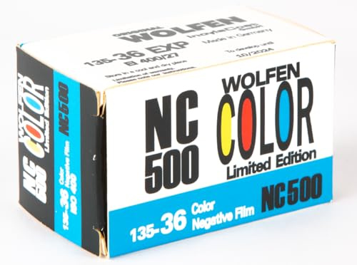 Film Original WOLFEN (ORWO) NC500 Color 35MM (400/27 ISO) pour 36 Images Couleur