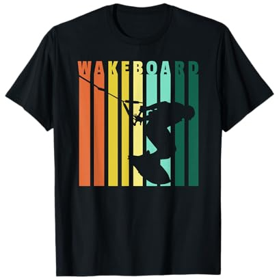 Retro Wakeboard I Geschenk Wakeboarder I Wakeboarding T-Shirt