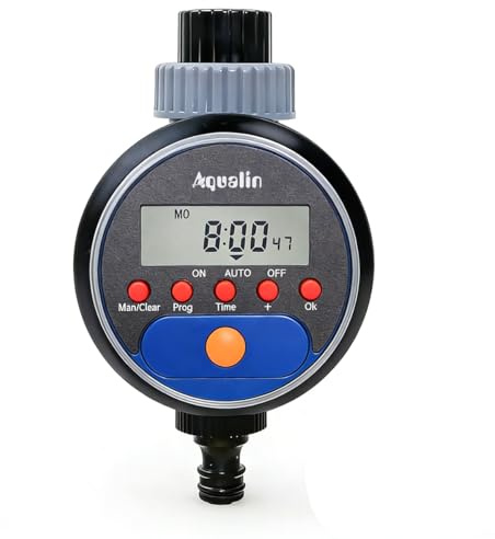 Hose Water Tap Timer Garden Irrigation System Controller Watering Computer | Ball Valve Automatic Irrigation System Controller Watering Computer Waterproof
