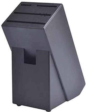 JGATW Ceppo Coltelli Portacoltelli in Legno di Gomma Portacoltelli Vuoto Universale Opaco Portacoltelli Porta Forbici Espositore Porta Coltelli