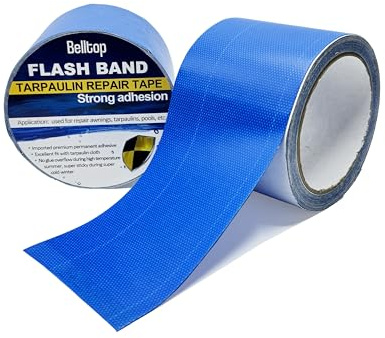 Wasserdichte Klebebänder. Planen Bands. Hochleistungsklebeband PVC-beschichtetes. Reparaturklebeband Gewebeplanen für: Lkw, Abdeckplane, Markise. Zelt Klebeband. Textilklebeband: Pool 8cm x 5 m