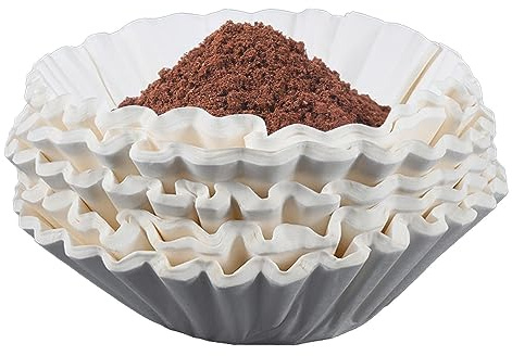 Rianpesn Filtres à café Blancs | 100 Rechange pour Panier à café Rond,Outils Filtre à café, ustensiles préparation du café pour la Maison, la fête, Le Restaurant, la Gare