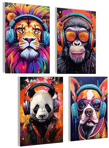 mojoliving Gaming Poster | Gaming Deko Bilder | Poster Wand für Gamer Jugendzimmer | Gaming Schild | Coole Geschenke für Gamer