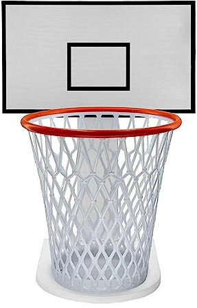 Mülleimer, Basketballkorb, Basketballkorb-Mülleimer, lustige Basketball-Mülleimer-Dekoration für Büro, Küche, Schlafzimmer, originelles Geschenk für Männer (ohne Mülleimer)