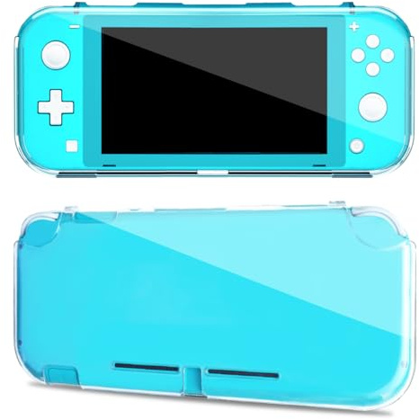 Housse de Protection pour Nintendo Switch Lite, Coque pour Nintendo Switch Lite Jeu Etui avec Absorbant les Chocs et Anti-rayures Design Accessoire pour Switch Lite Mince Skin Coque - Transparent