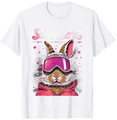 Skihaserl Apres Ski Haserl Skifahrer Winter Damen T-Shirt