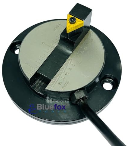 BLUEFOX TOOLS New 2 Lathe Ball Turning Attachment With Scale Measurement Machine Tools Radius Ball | Supreme Accuracy, Engineer's Steel Material | Smooth Rotational | High Quality Accessories