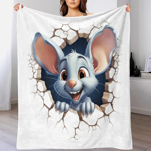 XJmoney Fleecedecke mit individuellem Foto, Geschenk für Kinder, Plüschdecke für Bett, Sofa, Couch, Jungen, süße Überwurfdecke, Mädchen, Babyzimmer, Decken, 100 x 130 cm