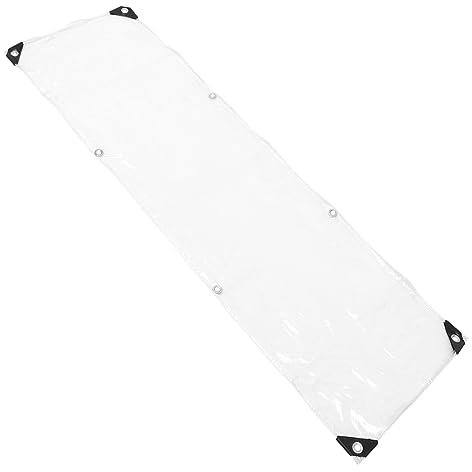 WEKADRIN Praktische Faltbare Transparente Gemüseplane Camping und Gartenzelt Wetterfester Sonnenschutz mit Belüftung Winddichtes Outdoor Regenschutz Tarp für Terrasse und Pflanzenschutz