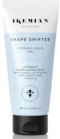 IKEMIAN Strong Hold Curl Enhancing Gel - Your Secret for Defined, Frizz-Free Curls - Lightweight, Volume Enhancing, Mega Definition For Days, Soft Shiny Curls, Cast Free, Flake Free - 100ml