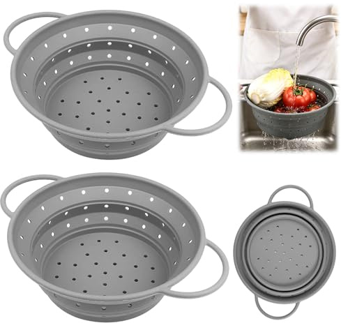 Rairsky 2 Coladores Silicona Plegables 28cm Sin BPA