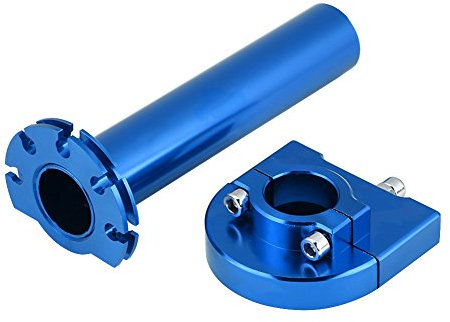 Universal-Gasdrehgriffe, 22 mm, Gasgriff für Motorrad, Roller, Dirt Bike (blau)