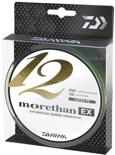 Daiwa Spinnschnur zum Raubfischangeln EX+SI Morethan 12 Braid Schnur