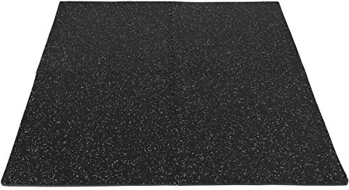 GORILLA SPORTS® Tapis de Protection Fitness Puzzle - 4 Dalles, avec Bordures, 60x60 cm, Antidérapant, en Mousse EVA - Tapis de Sol, pour Salle de Sport, Gymnastique, Exercice, Garage, Gym, Musculation