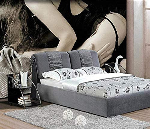 XiuTaiLtd Noir Et Blanc Photos Sexy Hommes Et Femmes Couple Papier Peint Mural Salon Chambre Art Déco Paysage Papier Peint Photo Papier Peint Effet 3D Papier Peint-150x105 CM