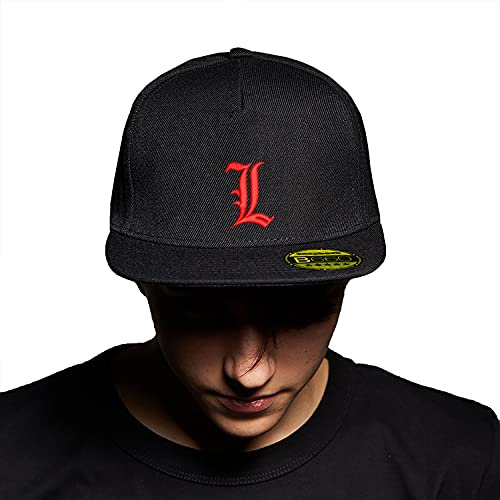 BroiderStudio Lucifer Morningstar Letter Lux Night Club Noir Casquette Snapback Originale à Visière Plate Réglable et Unisex Casquette Urbaine à Logo Brodé