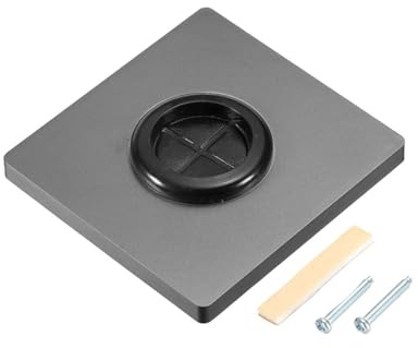 sourcing map 2 Stück Unterputzdose Abdeckung, Φ30mm Kabeldurchführung, Grau