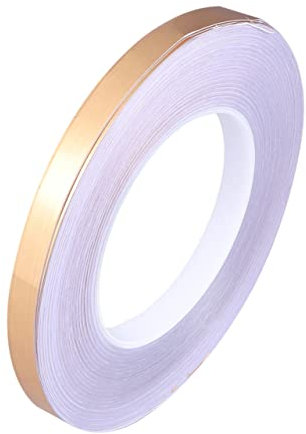 Warmhm Selbstklebendes Fliesenband Fliesenaufkleber Für Keramikfliesen Dekoratives Bodendichtungsband Aus Langlebigem Material Gold