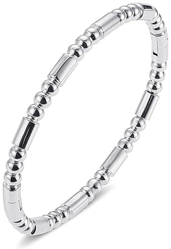 Tidefire Edelstahl Bambus Design Armband Titan Stahl Armband