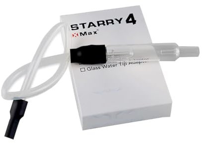 XMAX Starry V4 by Captivate, Ultra Premium 3-in1 Dry Herb, Wax, Concentrate Vaporiser, Adjustable Airflow - Bubbler & Dosing Capsules Sold Seperately (No Nicotine) (Bubbler for Starry V3/V4)