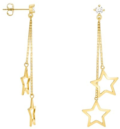 SOFIA MILANI - Damen Ohrringe 925 Silber - Ohrstecker als Stern