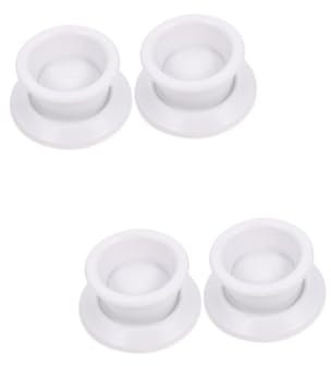 SEWOART 4 Stück Urin Aufkleber für Haustiere Hund Halter für die Trainingsunterlage für Welpen Dog Toilet Dog Pee Pads Magnete Wandhalterung für Welpen-PIPI-Pad Pee-Pad-Halter pp Weiß
