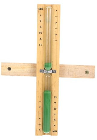 ABOOFAN Glas-Sanduhr Für Sauna Sauna-Sanduhr Durchsichtige Holz- Saunatimer-Dekoration Saunazubehör Aus Glasrohr Sauna- Glas-