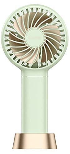 Potente mini ventilador, ventilador de mano/escritorio/cuello (3 en 1), ventilador pequeño USB, ajustable de 3 velocidades, ventilador de refrigeración portátil para el hogar, al aire libre, escuela