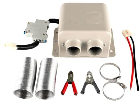 GOLOVENLD Chauffage de voiture portable 12 V/24 V, séchoir à chauffage rapide, décongélateur, souffleur d'air électrique pour fenêtres