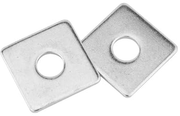 DLNTXFDG M3 M4 M5 M6 M8 Arandela Plana de Acero Inoxidable 304 Junta Cuadrada Gruesa(M4x12x1(30pcs))