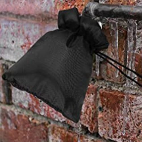 Outdoor Tap - Funda anticongelante 210D Oxford con algodón aislado de 360 g para protección contra heladas de invierno, color negro, paquete de 2 (B)