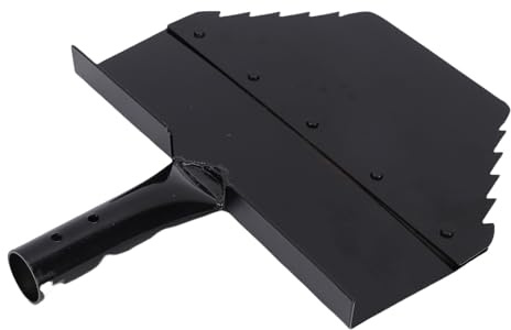 ViaGasaFamido Pala Multifunzionale per la Pulizia del Giardino, Strumento per Diserbo in Acciaio Al Manganese Resistente con Design a Denti Trapezoidali per Lavori di Rimozione della Sui Bordi del