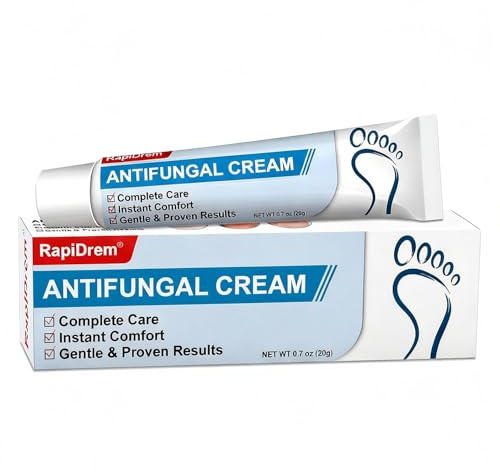 RapiDrem Antifungal Cream 20G - Anti Fungal Skin Cream, Soothing Moisturising Cream for Dry Itchy Skin Refreshing Daily Care Formula for Women & Men (1)