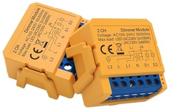 Module de variateur de lumière 1/2 groupe, variateur de lumière LED, contrôleur LED(1 gang)