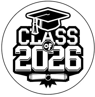 Edible school primary leaver 7 cake topper & 28 cupcake toppers - wafer card - NOT-PRECUT - CLASS OF 2026